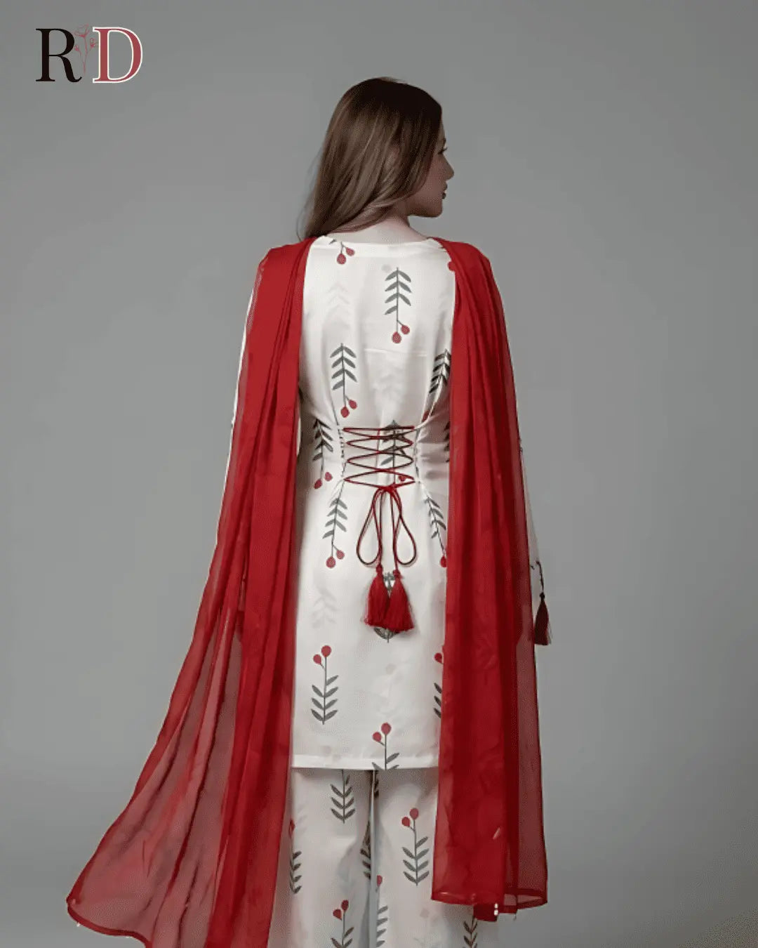 Indian Kurti Printed 3pc